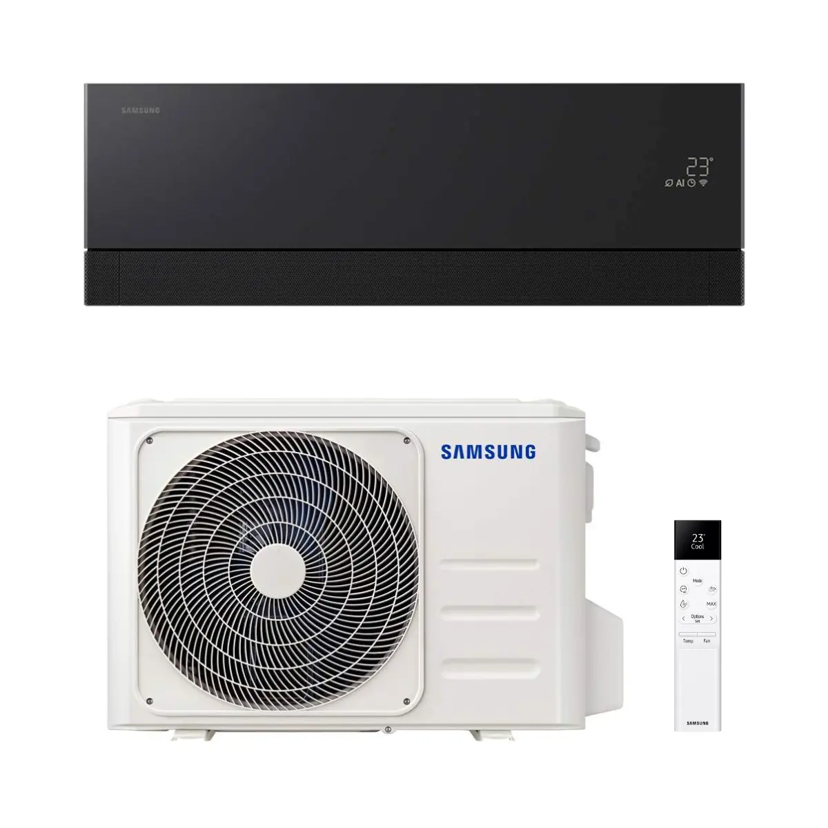 Set nástennej klimatizácie SAMSUNG Windfree Avant S2 – čierna - 2,0kW