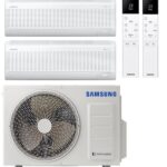 Klimatizácia Samsung multisplit AJ040TXJ2KG/EU - 4 kW + 2 x WindFree Comfort S2 biela 2,5 kW (AR60F09C1AWNEU)